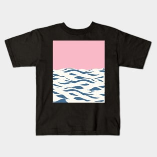 Blue waves Kids T-Shirt